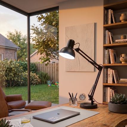 Brilagi - Lampada da tavolo ROMERO 1xE27/60W/230V nera
