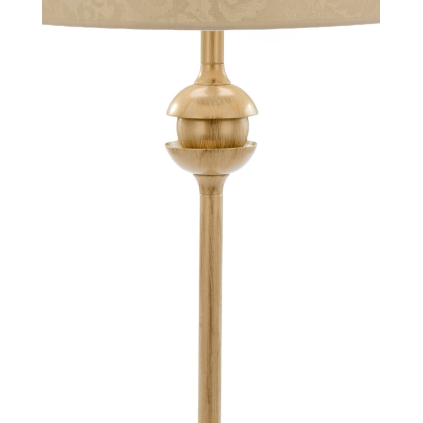 Brilagi - Lampada da tavolo SAPHIRE 1xE27/15W/230V crema/oro/patina