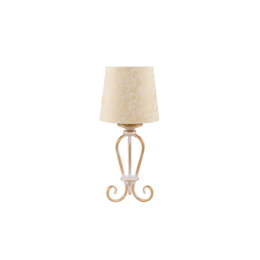 Brilagi - Lampada da tavolo SONIA 1xE27/15W/230V crema/patina