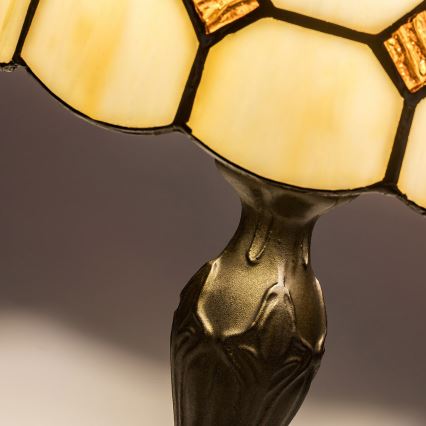 Brilagi - Lampada da tavolo Tiffany a vetri colorati DORAN 1xE14/40W/230V