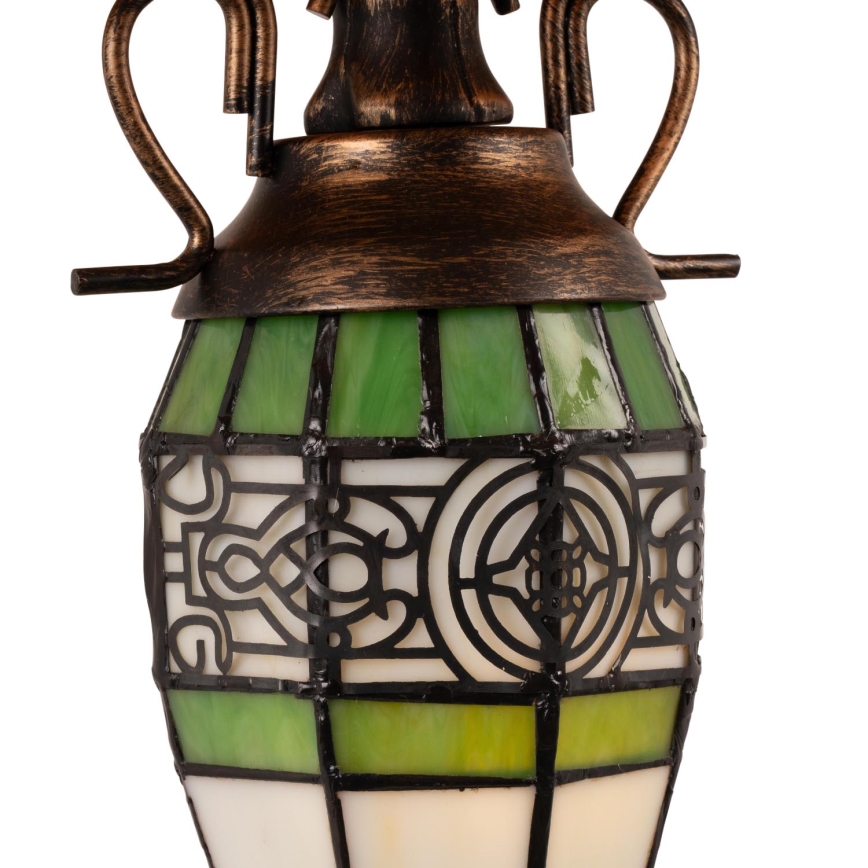 Brilagi - lampada da tavolo Tiffany a vetri colorati SUNFLOWER 1xE27/60W/230V + 1xE14/40W