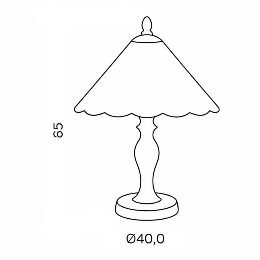 Brilagi - Lampada da tavolo Tiffany FOLIA in vetro colorato, 2xE27/60W/230V
