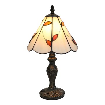 Brilagi - Lampada da tavolo Tiffany in vetro colorato FOLIA 1xE27/60W/230V