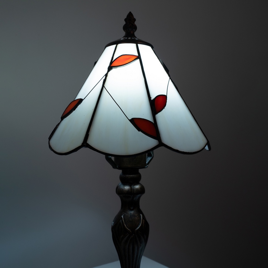 Brilagi - Lampada da tavolo Tiffany in vetro colorato FOLIA 1xE27/60W/230V
