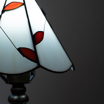 Brilagi - Lampada da tavolo Tiffany in vetro colorato FOLIA 1xE27/60W/230V
