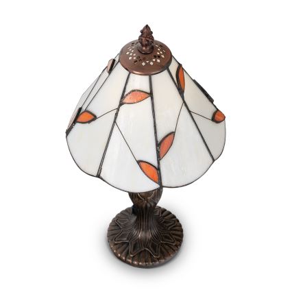 Brilagi - Lampada da tavolo Tiffany in vetro colorato FOLIA 1xE27/60W/230V