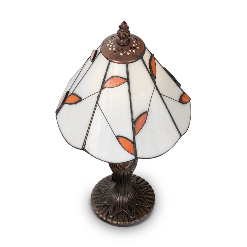 Brilagi - Lampada da tavolo Tiffany in vetro colorato FOLIA 1xE27/60W/230V