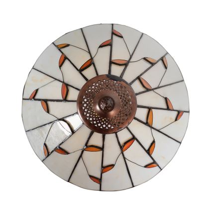 Brilagi - Lampada da tavolo Tiffany in vetro colorato FOLIA 1xE27/60W/230V
