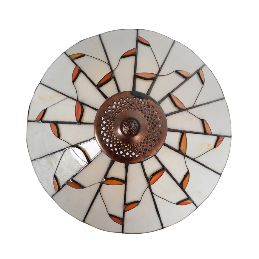 Brilagi - Lampada da tavolo Tiffany in vetro colorato FOLIA 1xE27/60W/230V