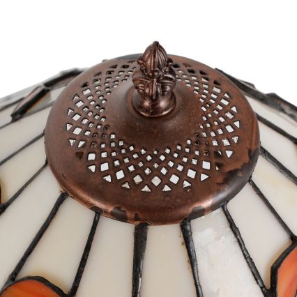 Brilagi - Lampada da tavolo Tiffany in vetro colorato FOLIA 1xE27/60W/230V