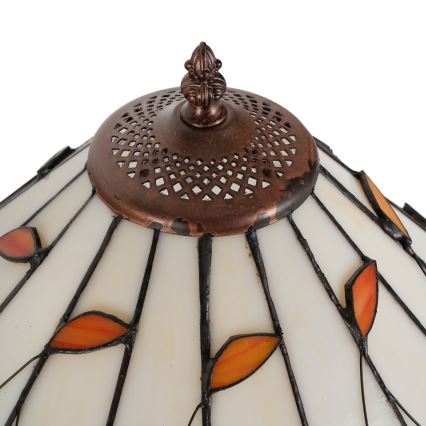 Brilagi - Lampada da tavolo Tiffany in vetro colorato FOLIA 1xE27/60W/230V