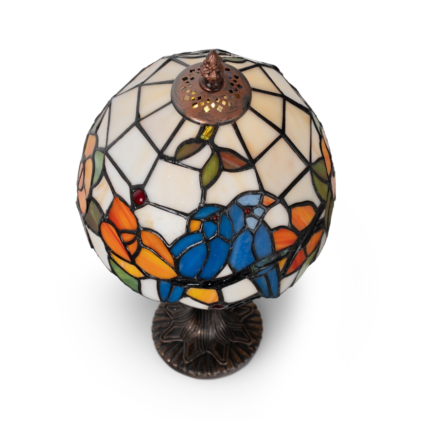 Brilagi - Lampada da tavolo Tiffany in vetro colorato JUNGLE 1xE27/60W/230V