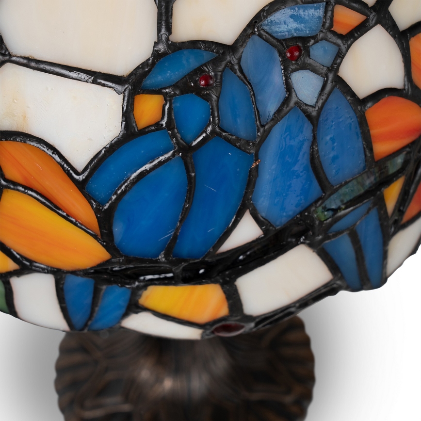 Brilagi - Lampada da tavolo Tiffany in vetro colorato JUNGLE 1xE27/60W/230V