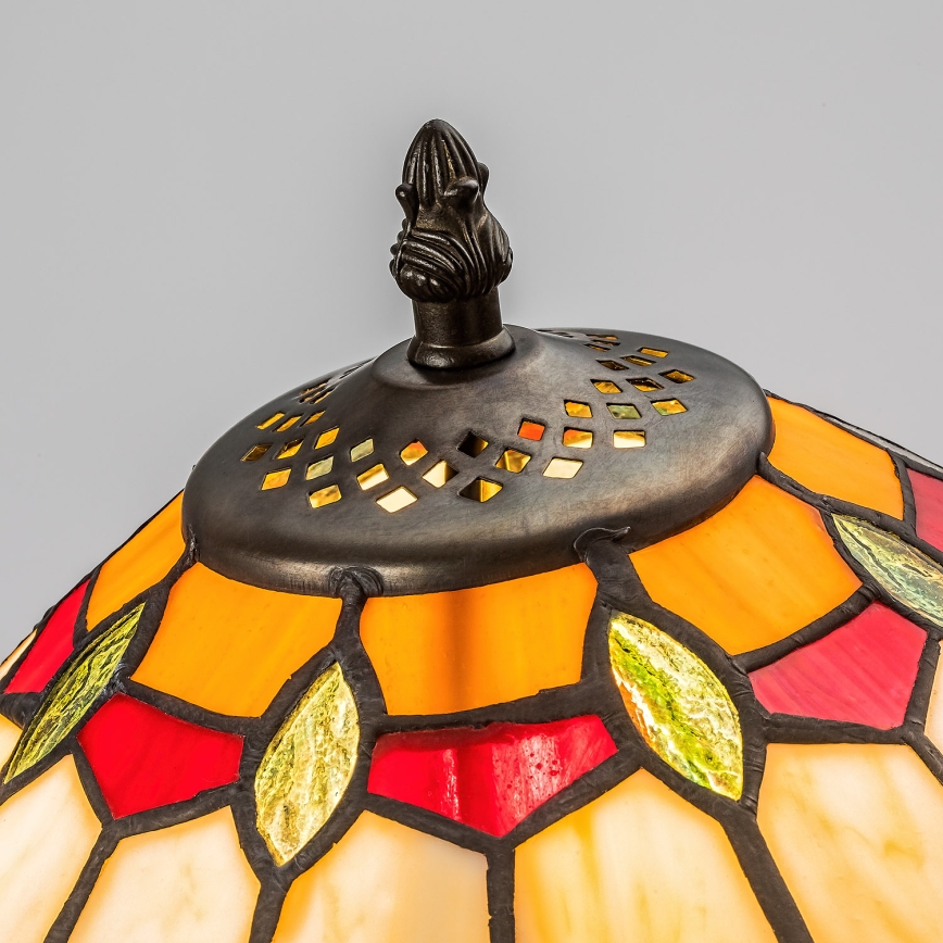 Brilagi - Lampada da tavolo Tiffany in vetro colorato LUISA 1xE27/40W/230V