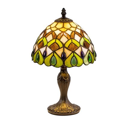 Brilagi - Lampada da tavolo Tiffany in vetro colorato MARGARET 1xE14/40W/230V