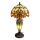 Brilagi - Lampada da tavolo Tiffany in vetro colorato MIRABELLA 1xE27/60W/230V + 1xE14/40W