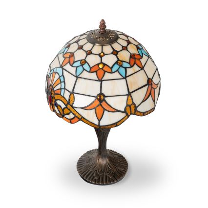 Brilagi - Lampada da tavolo Tiffany in vetro colorato MIRABELLA 1xE27/60W/230V