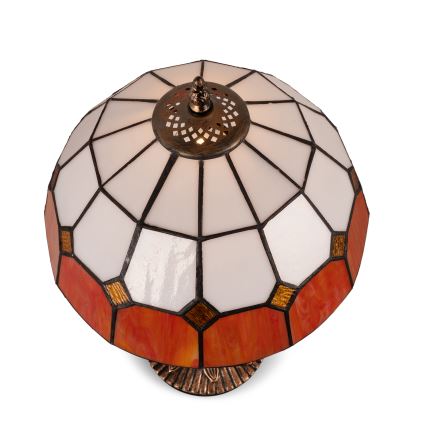 Brilagi - lampada da tavolo Tiffany in vetro colorato SIENNA 1xE27/60W/230V