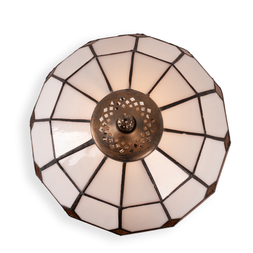 Brilagi - lampada da tavolo Tiffany in vetro colorato SIENNA 1xE27/60W/230V