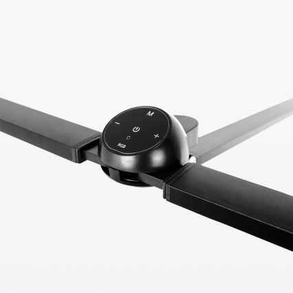 Brilagi - Lampada da tavolo dimmerabile a sfioramento con morsetto RGBTW VARIO LED/18W/230V 3000-6500K CRI 96 nera