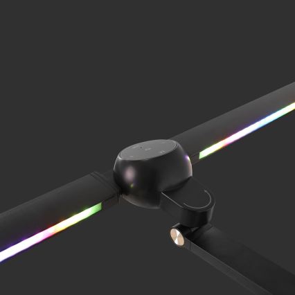 BRILAGI - Lampada da tavolo dimmerabile a sfioramento con morsetto RGBTW VARIO LED/18W/230V 3000-6500K CRI 96 nera