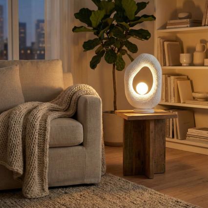 Brilagi - Lampada da tavolo WABI SABI 1xG9/8W/230V bianca