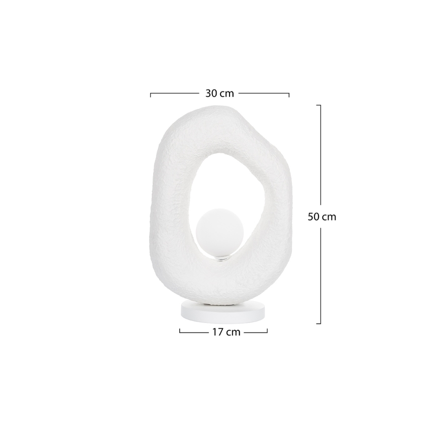 Brilagi - Lampada da tavolo WABI SABI 1xG9/8W/230V bianca