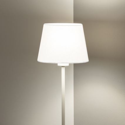 Brilagi - Lampada da terra a LED CERIA 1xE27/40W/230V Ø 20,5 cm bianca