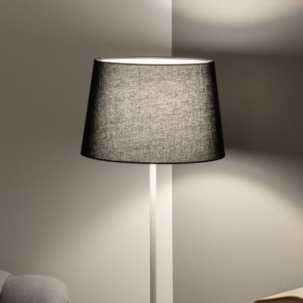 Brilagi - Lampada da terra a LED CERIA 1xE27/40W/230V Ø 30 cm nero/bianco