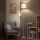 Brilagi - Lampada da terra CERIA 1xE27/100W/230V + 1xE14/25W bianco/grigio