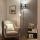Brilagi - Lampada da terra CERIA 1xE27/100W/230V + 1xE14/25W dorata/nera