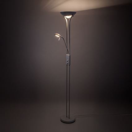 Brilagi - Lampada da terra dimmerabile SCARLETT 1xR7s/230W/230V + 1xG9/40W bianca