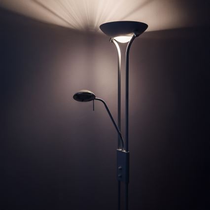 Brilagi - Lampada da terra dimmerabile SCARLETT 1xR7s/230W/230V + 1xG9/40W bianca