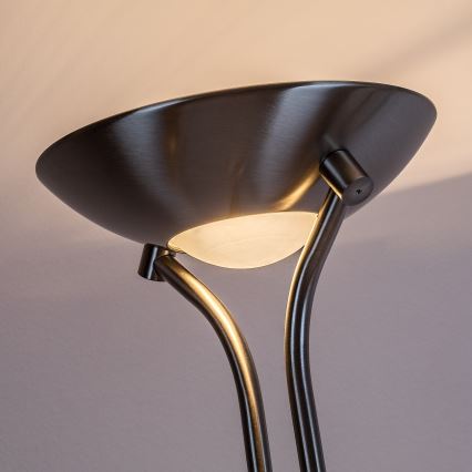 Brilagi - Lampada da terra dimmerabile SCARLETT 1xR7s/230W/230V + 1xG9/40W cromo opaco