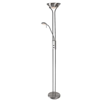 Brilagi - Lampada da terra dimmerabile SCARLETT 1xR7s/230W/230V + 1xG9/40W cromo opaco