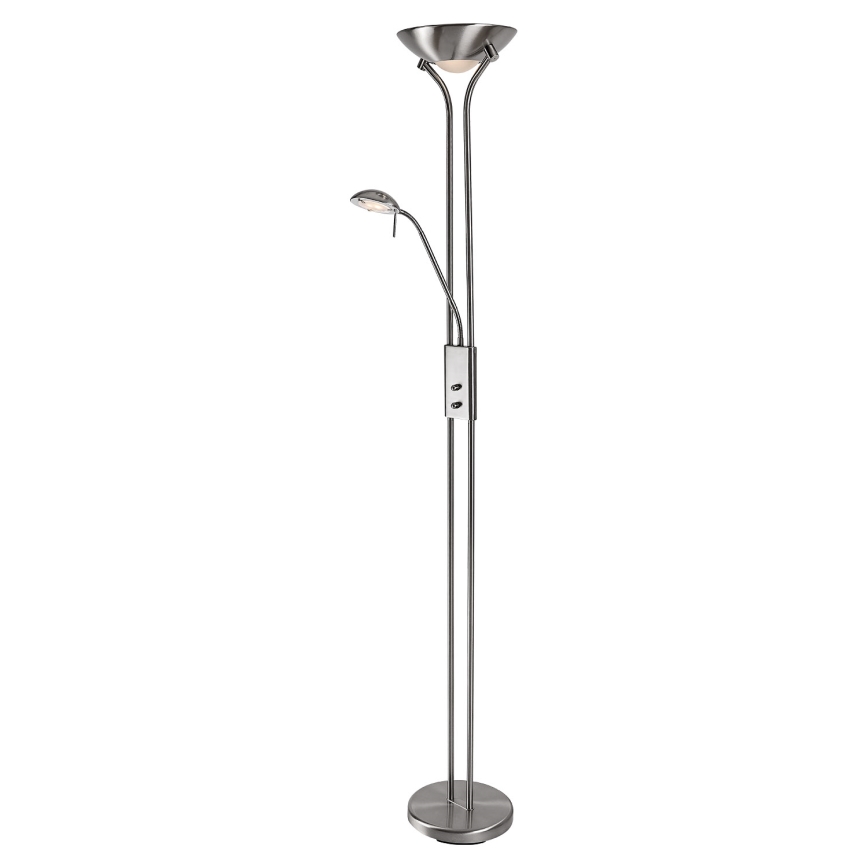 Brilagi - Lampada da terra dimmerabile SCARLETT 1xR7s/230W/230V + 1xG9/40W cromo opaco