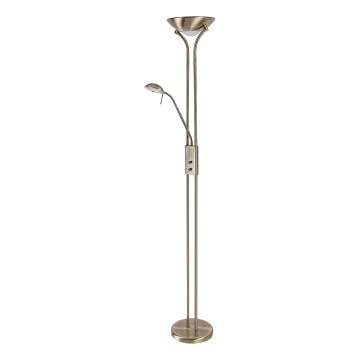 Brilagi - Lampada da terra dimmerabile SCARLETT 1xR7s/230W/230V + 1xG9/40W, finitura bronzata