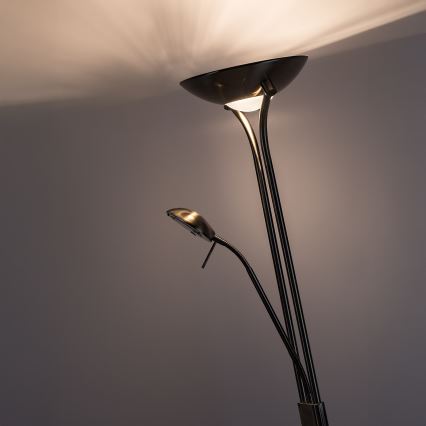Brilagi - Lampada da terra dimmerabile SCARLETT 1xR7s/230W/230V + 1xG9/40W, finitura bronzata