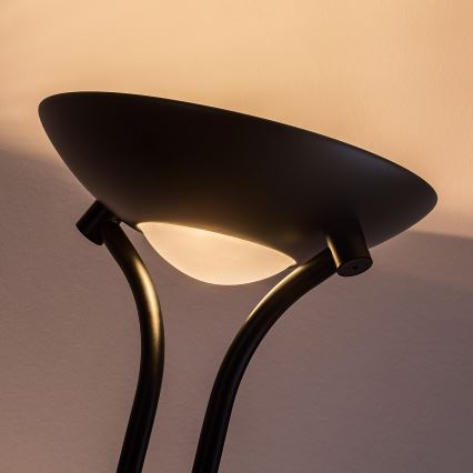 Brilagi - Lampada da terra dimmerabile SCARLETT 1xR7s/230W/230V + 1xG9/40W nera