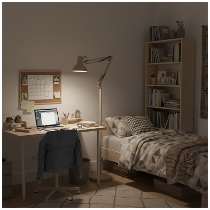 Brilagi - Lampada da terra flessibile TASKER 1xE27/60W/230V 184 cm beige