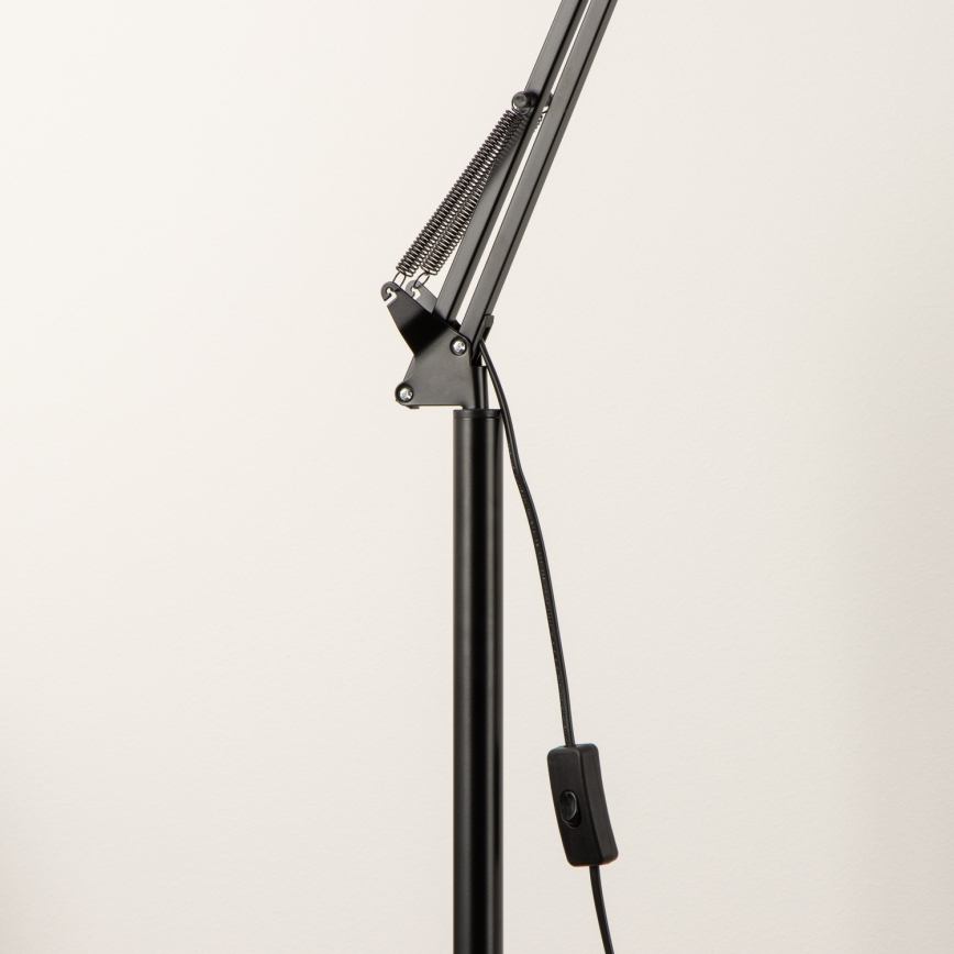 Brilagi - Lampada da terra flessibile TASKER 1xE27/60W/230V 184 cm nera