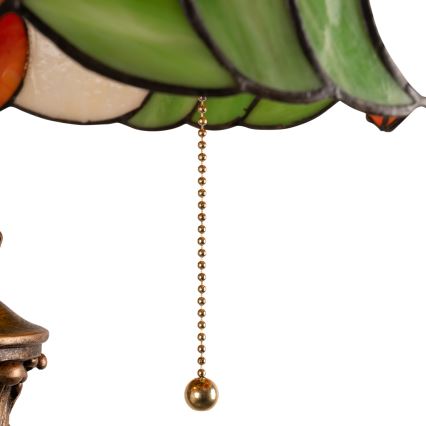 Brilagi - lampada da terra in stile Tiffany in vetro colorato SUNFLOWER 2xE27/60W/230V