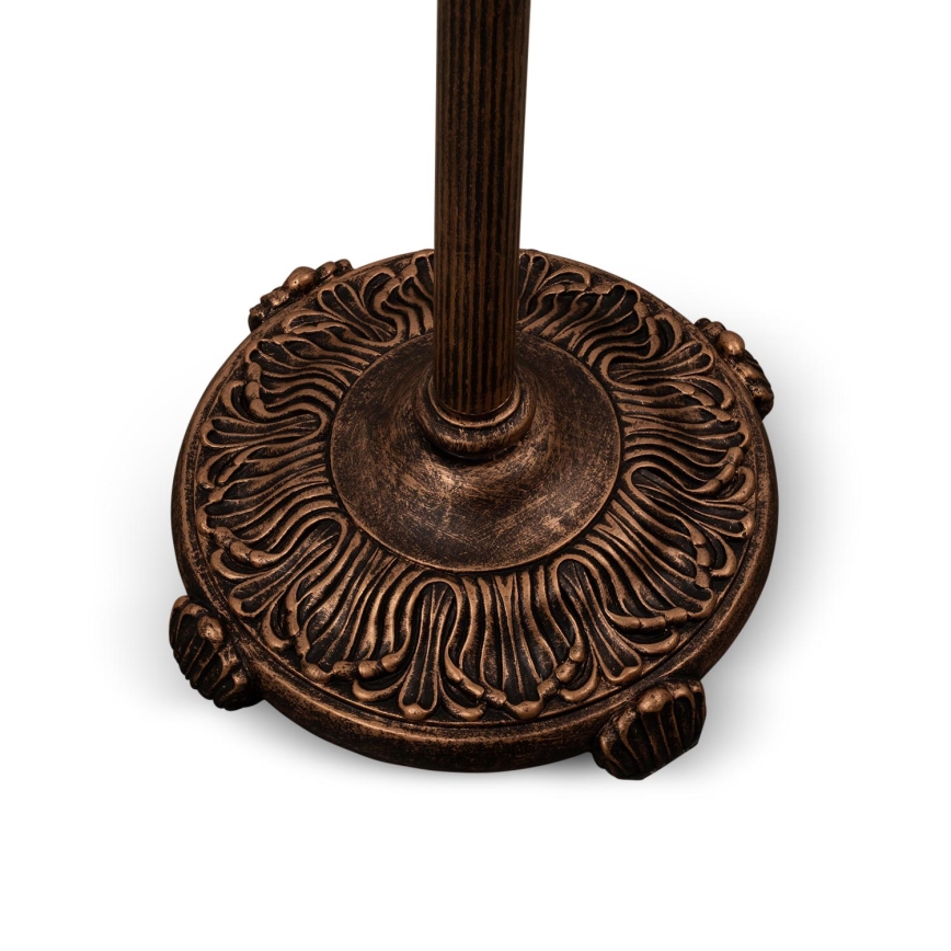 Brilagi - Lampada da terra in vetro Tiffany JUNGLE 2xE27/60W/230V