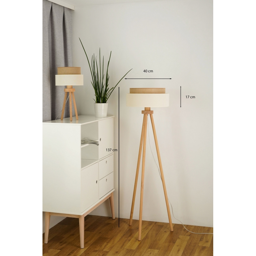 Brilagi - Lampada da terra LED BOHO STYLE 1xE27/15W/230V