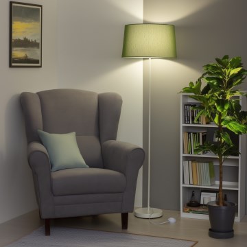 Brilagi - Lampada da terra LED CERIA 1x E27/40W/230V Ø 45 cm verde/bianco