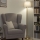 Brilagi - Lampada da terra LED CERIA 1xE27/20W/230V Ø 30 cm grigio/oro