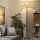Brilagi - Lampada da terra LED CERIA 1xE27/20W/230V Ø 40 cm bambù/oro