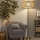 Brilagi - Lampada da terra LED CERIA 1xE27/20W/230V Ø 50 cm beige/oro