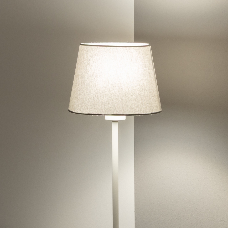 Brilagi - Lampada da terra LED CERIA 1xE27/40W/230V diam. 20,5 cm grigio/bianco