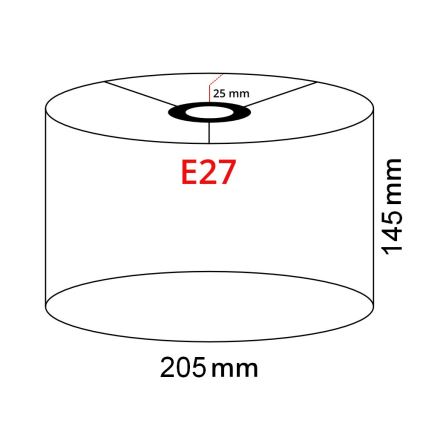 Brilagi - Lampada da terra LED CERIA 1xE27/40W/230V Ø 20,5 cm grigio/nero